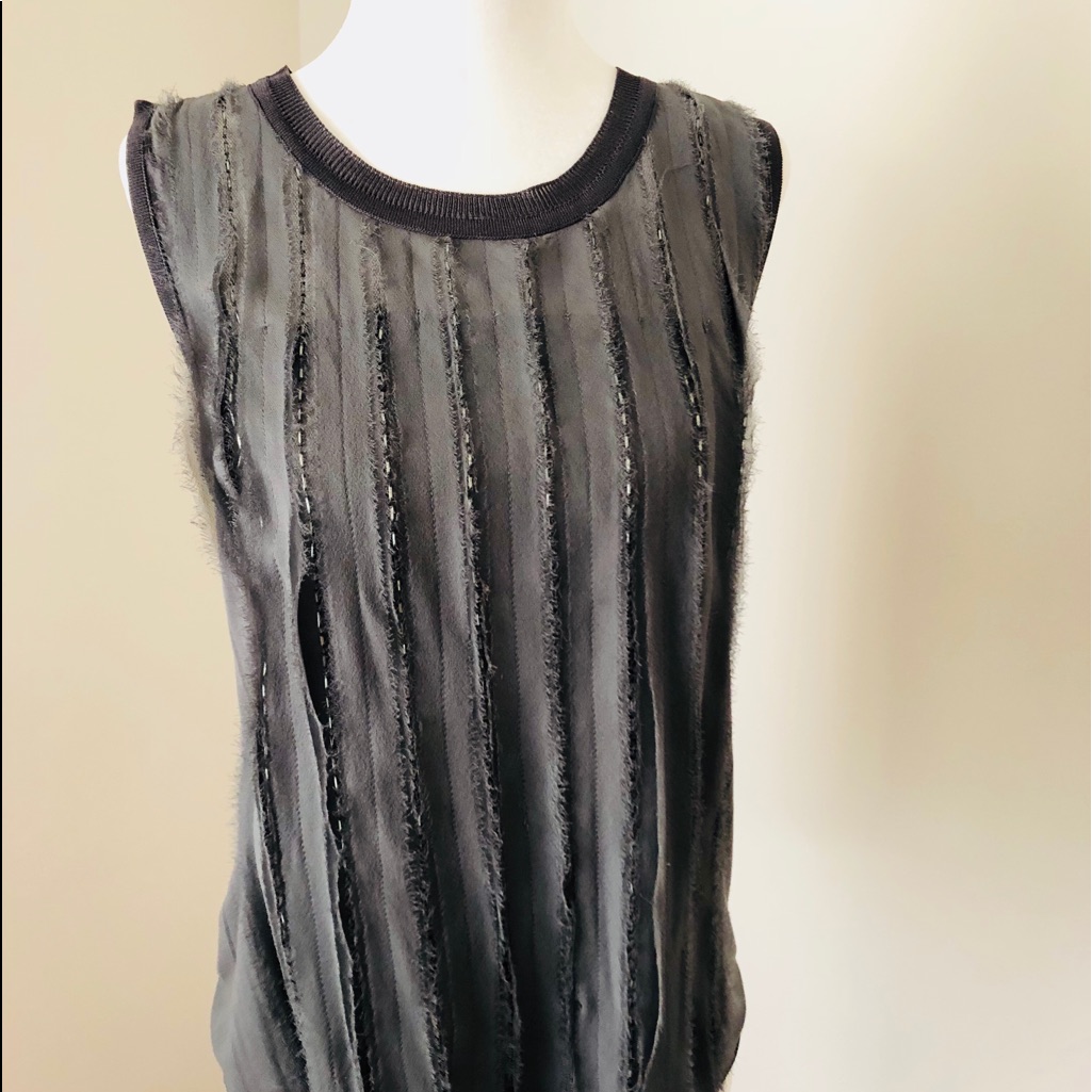 Elie Tahari Sleeveless Silk Top
